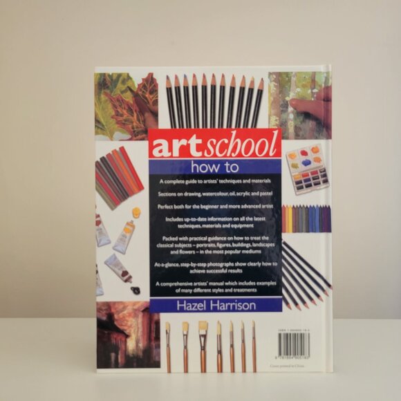 Art School How to Paint & Draw Hazel Harrison Hardcover Book - Picture 4 of 4